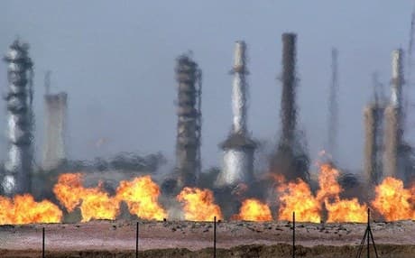 Oil field outside Kirkuk