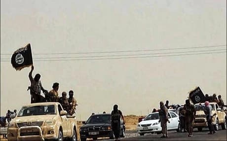 ISIS militias. AFP file Photo 