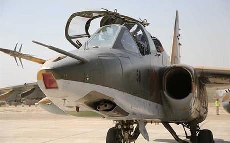 Moscow has delivered five Sukhoi-25 fighter jets bought by Baghdad second hand from Russia. AFP file photo.