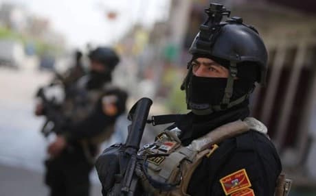 Iraqi Anti-terrorism forces. AFP file Photo.