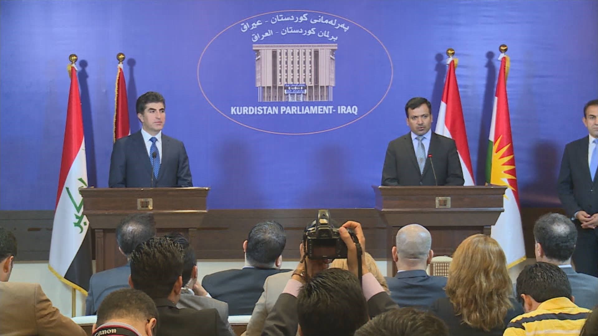 Nechirvan Barzani, Yousif Mohammed. Rudwa photo. 
