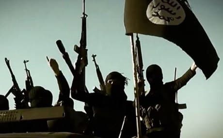 Image grab taken from a propaganda video by ISIS militants