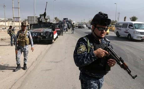 Iraqi troops in Ramadi, Anbar province