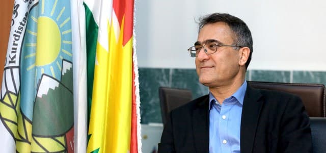 Khalid Azizi, head of the KDP. Rudaw photo