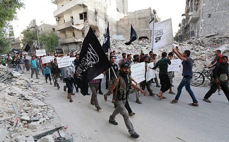 ISIS militants in Syria. AFP photo 