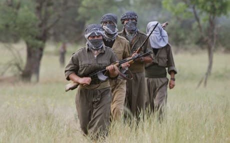 Kurdistan PKK fighters. AFP photo 