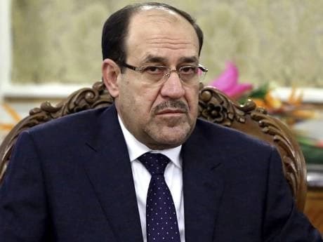 Former prime minister Nouri al-Maliki. AP photo. 