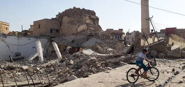 ISIS militants have destroyed ancient sites in Mosul. AP photo
