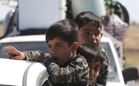 Iraqi Sunni refugees return back to the Al-Alam town, northeast of the multi-ethnic Iraqi city of Tikrit. AFP file photo