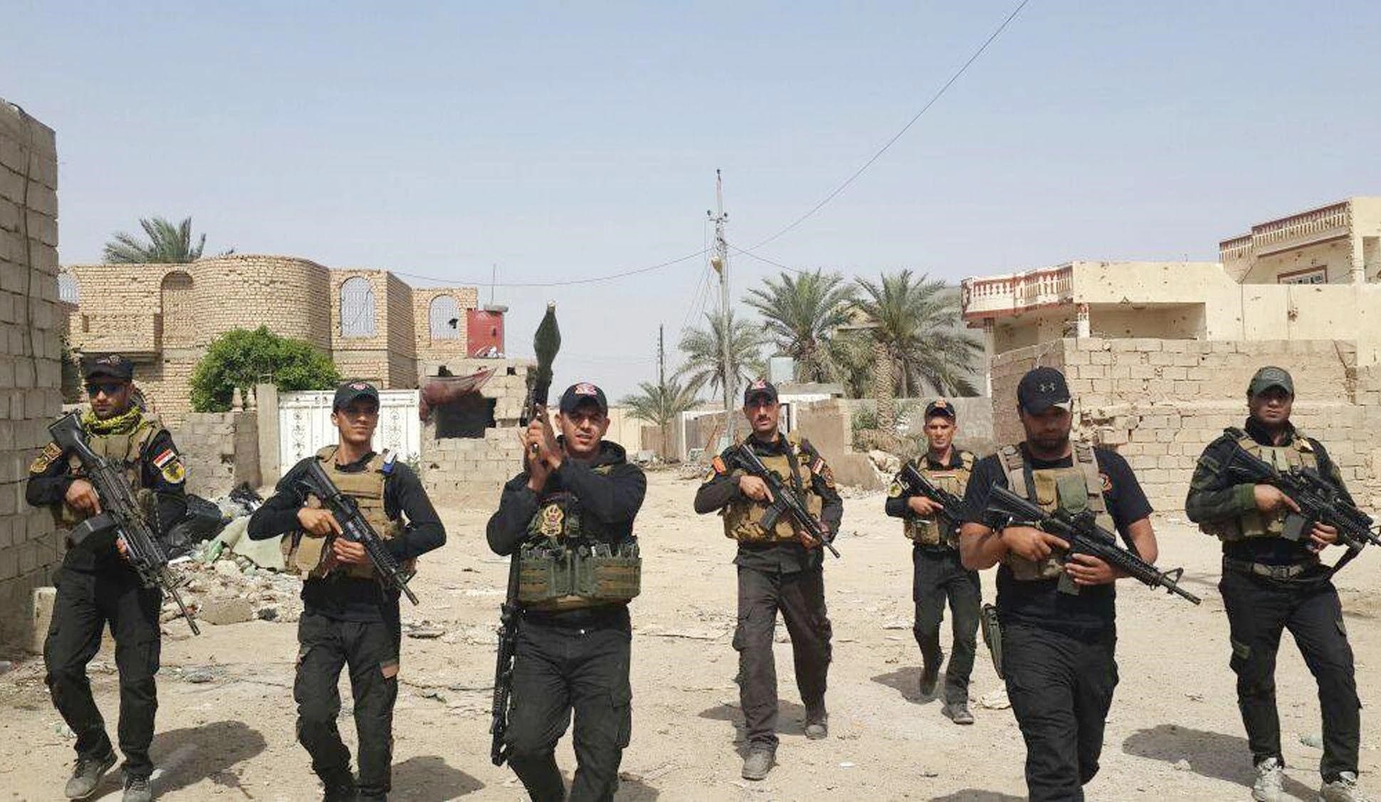 Iraqi anti-terrorism forces in Ramadi. AP photo