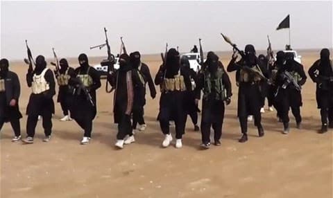 ISIS fighters, Reuters photo