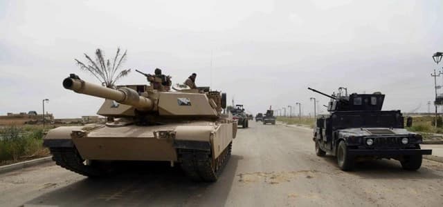 Iraqi forces in north of Baghdad. AP file photo 