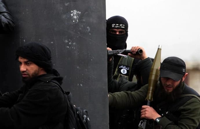 Nusra Front fighters in a Syrian village on the outskirts of Aleppo. AFP file photo.