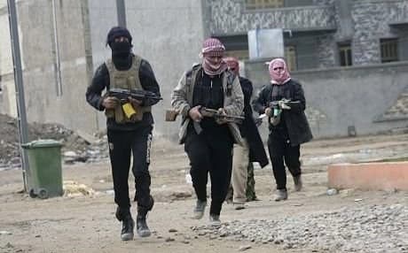 ISIS gunmen in Mosul. AFP file photo