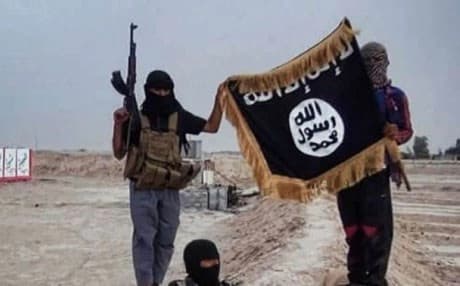 The Islamic State fighters. AFP file photo