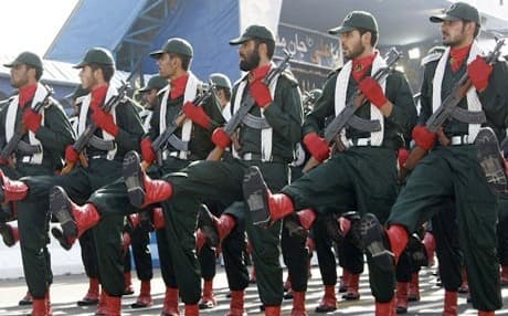 The paramilitary Revolutionary Guards – or Pasdaran -- claim that the intention behind this new force is to guarantee security and stability in the area. Photo: AFP