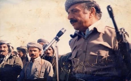 Abdul Rahman Ghassemlou and two of his colleagues were murdered in Vienna during negotiations with Iranian agents in July 1989. Photo: KDPI