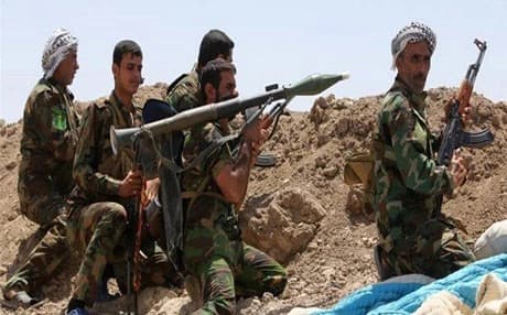 Shiite militias gather to attack Fallujah. Photo : RUDAW