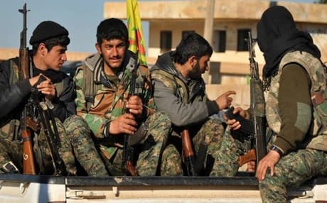  People's Protection Units (YPG) fighters. Photo: AFP