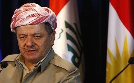 Kurdistan Region President Massoud Barzani. AFP Photo.