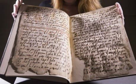 Birmingham'da bulunan Kur'an-ı Kerim 