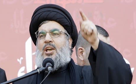 Hezbollah leader Hassan Nasrallah in December 2011. photo: AP