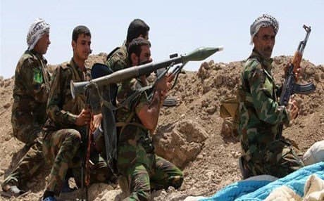 Shiite militias gather to attack Fallujah. Photo : Rudaw