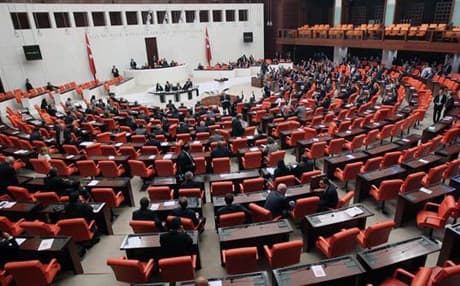 Turkish Parliament. AFP file photo 