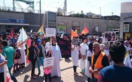 The rally in Dortmund. Photo: Volkan Gedik