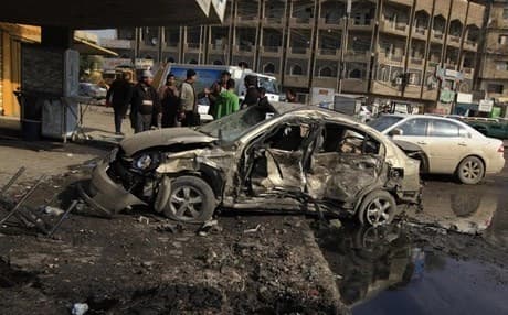 Attacks across Baghdad targeting public places. AFP file photo