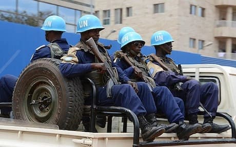 UN peacekeepers in Central African Republic. AFP