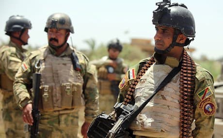 Iraqi soldiers in Anbar province. AFP file photo
