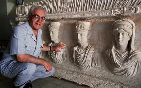 Khaled al-Asad was Director of Antiquities and Museum in Palmyra.  Photo: AFP/Getty Images.