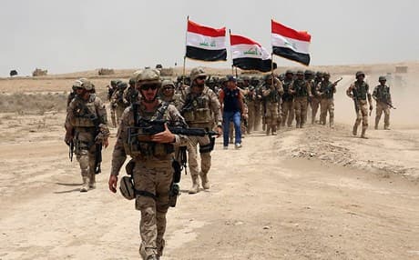 Soldiers in the Iraqi Army. AP file photo