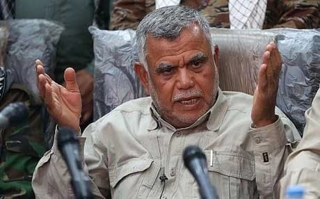 Iraqi Shiite militia leader Hadi al-Ameri. AP file Photo.