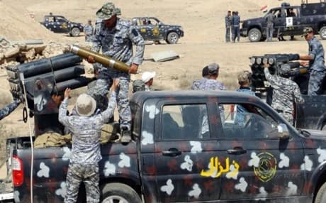 Iraqi security forces. Photo : AP