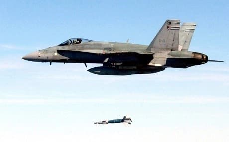 A Kurdish Peshmerga soldier has reported that a strike by CF-18 fighters near Mosul, Iraq, in January may have killed between six and 27 civilians. Photo: Royal Canadian Air Force