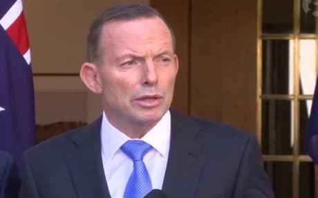  Prime Minister Tony Abbott has announced that Australia will accept 12,000 Iraqi and Syrian refugees. Photo: The Guardian