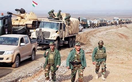 Kurdish Peshmerga forces. Rudaw Photo. 