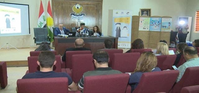 A campaign to end child marriage in the Kurdistan region was launched Sunday in Erbil at a conference. Photo: Rudaw