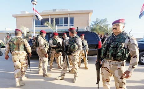 AFP file photo of Iraqi soldiers inside Anbar's al-Asad air base.