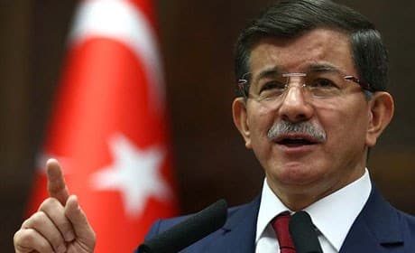 Turkish Prime Minister Ahmet Davutoglu. Photo: AFP. 