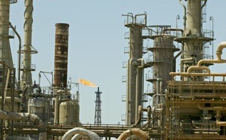 The Baiji oil refinery in Iraq. AFP photo. 
