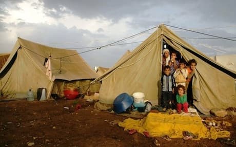 The Domiz Camp, near Duhok, has been drastically overcrowded, housing around 35,000 refugees in a facility which was supposed to house only 15,000. Photo: AFP