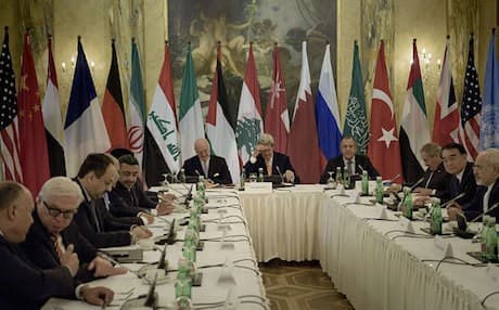 Vienna talks over the Syria turmoil. Photo: AFP