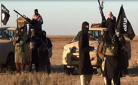 The Islamic State militants in Tikrit. Photo: AFP