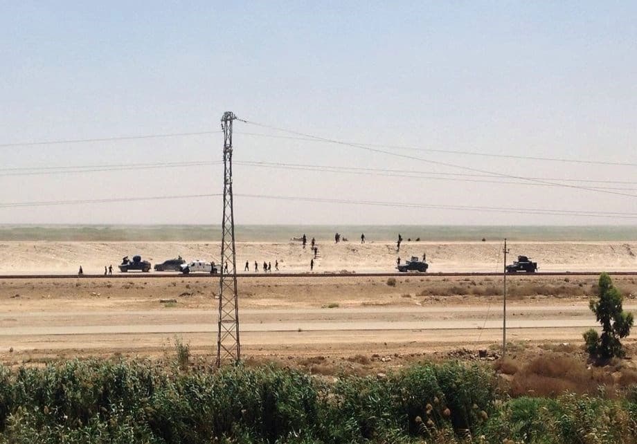  Iraq security forces withdraw from Ramadi, the capital of Iraq's Anbar province, 115 kilometers (70 miles) west of Baghdad, May 17, 2015. AP file photo. 