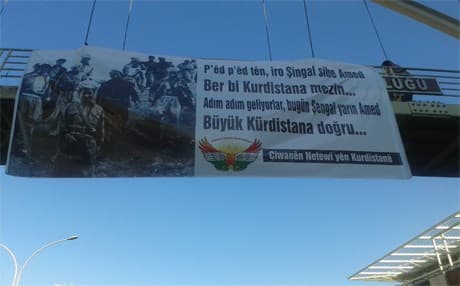 Şengal zaferi Diyarbakır'da yankılandı