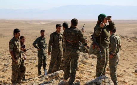 Fighters of the YPG.  