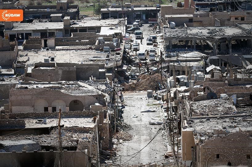 The wreckage of Shingal after the war